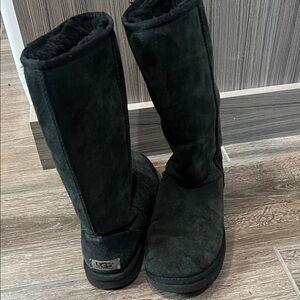 UGG Dark Suede Winter Boots